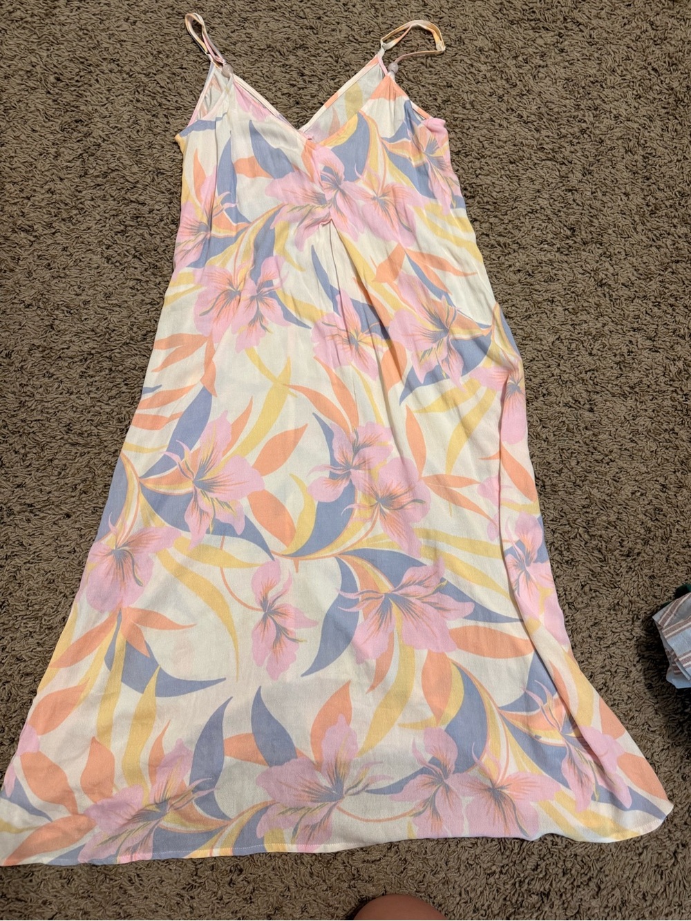 Salty Crew Floral Slip Dress - Pink, Yellow & Blue